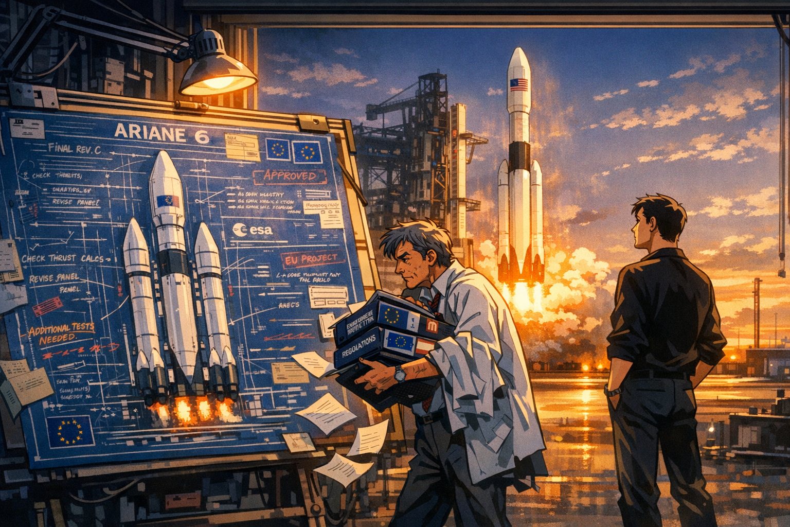 Ariane 6 &amp; the Falcon 9